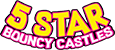 5 Star Bouncy Castles Text Logo